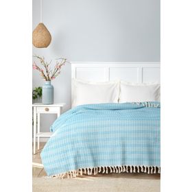 Karaca Home Destina Turkuaz Çift Kişilik Pike