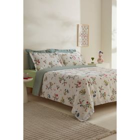 Karaca Home Dina %100 Pamuk Multicolor Çift Kişilik Nevresim Takımı