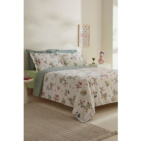 Karaca Home Dina %100 Pamuk Multicolor Çift Kişilik Nevresim Takımı