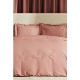 Karaca Home Doğasever Sakura Doğadan Renkler Tek Kişilik Gül Kurusu Nevresim Takımı