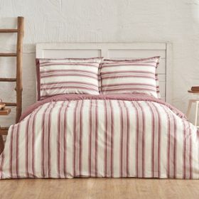 Karaca Home Dora Bordo İpliği Boyalı Tek Kişilik Complete Nevresim Takımı