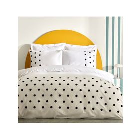 Karaca Home Dots Beyaz %100 Pamuk Çift Kişilik Nevresim Takımı