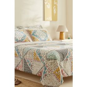 Karaca Home Edella %100 Pamuk Multicolor Tek Kişilik Nevresim Takımı