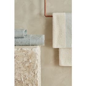 Karaca Home Edna 4 Parça Off White Mint Banyo Baş Havlusu Hamam Seti