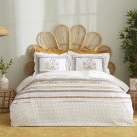 Karaca Home Efren %100 Pamuk Çift Kişilik Sarı Pike Takımı