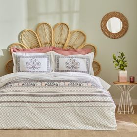 Karaca Home Efren Gri %100 Pamuk Çift Kişilik Pike Takımı