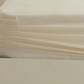 Karaca Home Ekru Basic %100 Pamuk Çift Kişilik Lastikli Çarşaf