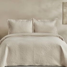 Karaca Home Ekru Breeze Soft Çift Kişilik Yatak Örtüsü