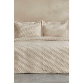 Karaca Home Ekru Breeze Soft Tek Kişilik Yatak Örtüsü
