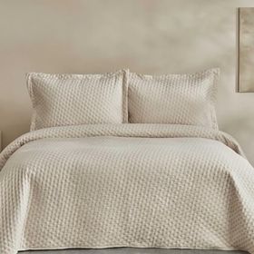 Karaca Home Ekru Breeze Soft Tek Kişilik Yatak Örtüsü
