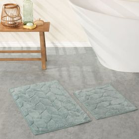 Karaca Home Elegant 50x80 cm 50x40 cm Mint Paspas Set