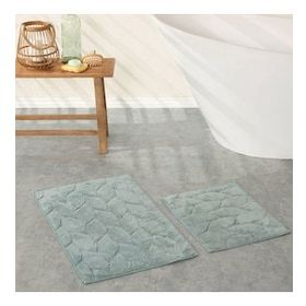 Karaca Home Elegant 50x80 cm 50x40 cm Mint Paspas Set