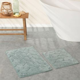 Karaca Home Elegant 50x80 cm 50x40 cm Mint Paspas Set