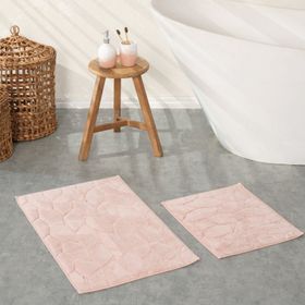 Karaca Home Elegant Blush 50x80 cm 50x40 cm Paspas Set
