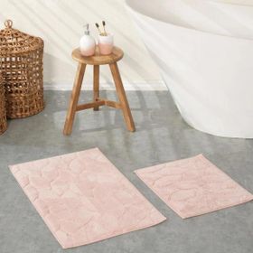 Karaca Home Elegant Blush 50x80 cm 50x40 cm Paspas Set