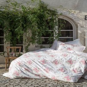Karaca Home Elena Çiçekli Pamuklu Pembe Tek Kişilik Pike Takımı