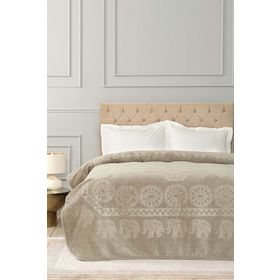 Karaca Home Elephant Vizon Çift Kişilik Battaniye