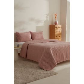 Karaca Home Elie Pudra Çift Kişilik Yatak Örtüsü Seti