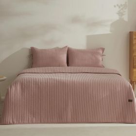 Karaca Home Elie Pudra Çift Kişilik Yatak Örtüsü Seti
