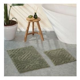 Karaca Home Elite Haki 50x80 cm 50x40 cm Paspas Set
