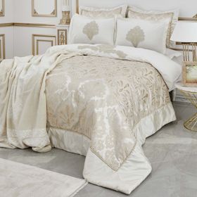 Karaca Home Elnara Gold Perde Hediyeli 12 Parça Çeyiz Seti