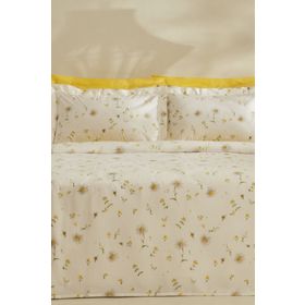Karaca Home Emma %100 Pamuk Sarı Tek Kişilik Pike Takımı