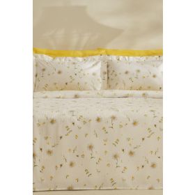 Karaca Home Emma %100 Pamuk Sarı Tek Kişilik Pike Takımı