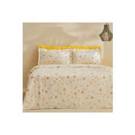 Karaca Home Emma Sarı %100 Pamuk Çift Kişilik Pike Takımı