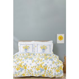Karaca Home Enola Sarı Çift Kişilik Pike Takımı