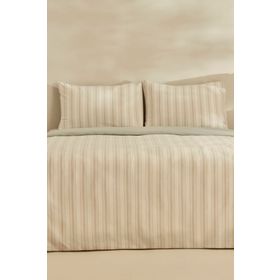Karaca Home Esmo İpliği Boyalı Açık Gri Çift Kişilik Nevresim Takımı