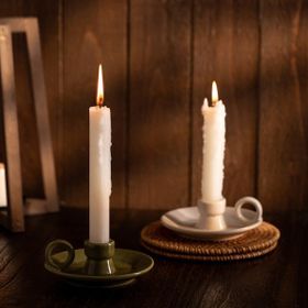 Karaca Home Fay Beyaz Dekoratif Mumluk