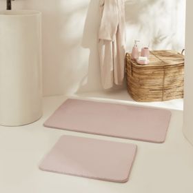 Karaca Home Feather Pudra 2'li Banyo Paspası