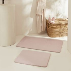 Karaca Home Feather Pudra 2'li Banyo Paspası