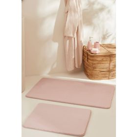 Karaca Home Feather Pudra 2'li Banyo Paspası