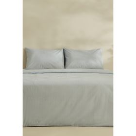 Karaca Home Fiora Soft Touch %100 Pamuk Mavi Çift Kişilik Nevresim Takımı