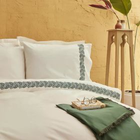 Karaca Home Firenze %100 Pamuk Çift Kişilik Petrol Nevresim Takımı