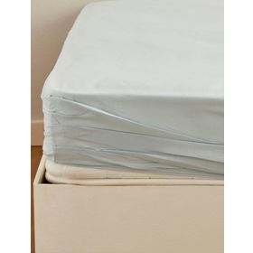 Karaca Home Fitted Mavi 100x200+30 cm Tek Kişilik Çarşaf