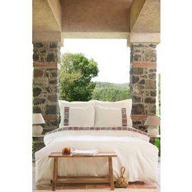 Karaca Home Fleur Multi Çift Kişilik Nakışlı Nevresim Yastık Seti