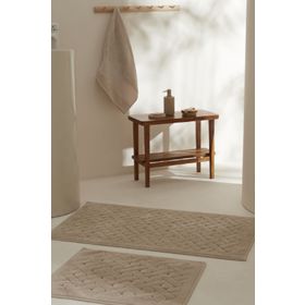 Karaca Home Foley Bej 2'li Banyo Paspası