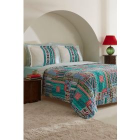 Karaca Home Gabby %100 Pamuk Çift Kişilik Kapitoneli Nevresim Takımı