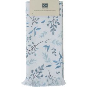 Karaca Home Garden Mavi 2'li 60x40 cm Mutfak Havlusu