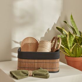 Karaca Home Gillina 28x18x14 cm Bambu Organizer