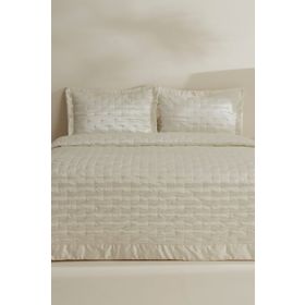 Karaca Home Glamour Beyaz Çift Kişilik Yatak Örtüsü