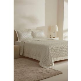 Karaca Home Glamour Beyaz Çift Kişilik Yatak Örtüsü