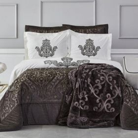 Karaca Home Glamour Simli Antrasit 10 Parça Çeyiz Seti