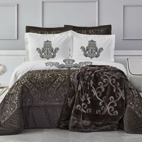 Karaca Home Glamour Simli Antrasit 10 Parça Çeyiz Seti