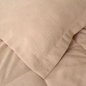 Karaca Home Glaze Private 250x230 cm Bej Çift Kişilik Comfort Yatak Örtülü Yorgan Set