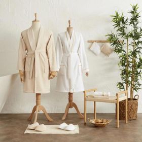 Karaca Home Glory Lurex 9 Parça Gold Bej Aile Banyo Seti