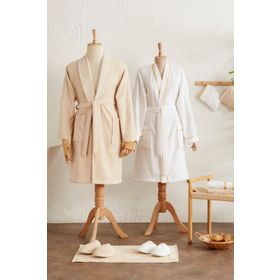 Karaca Home Glory Lurex 9 Parça Gold Bej Aile Banyo Seti