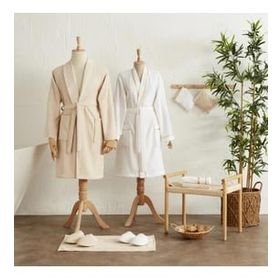 Karaca Home Glory Lurex 9 Parça Gold Bej Aile Banyo Seti